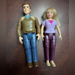 Mattel Fisher Price Loving Family Mom and Dad Dolls